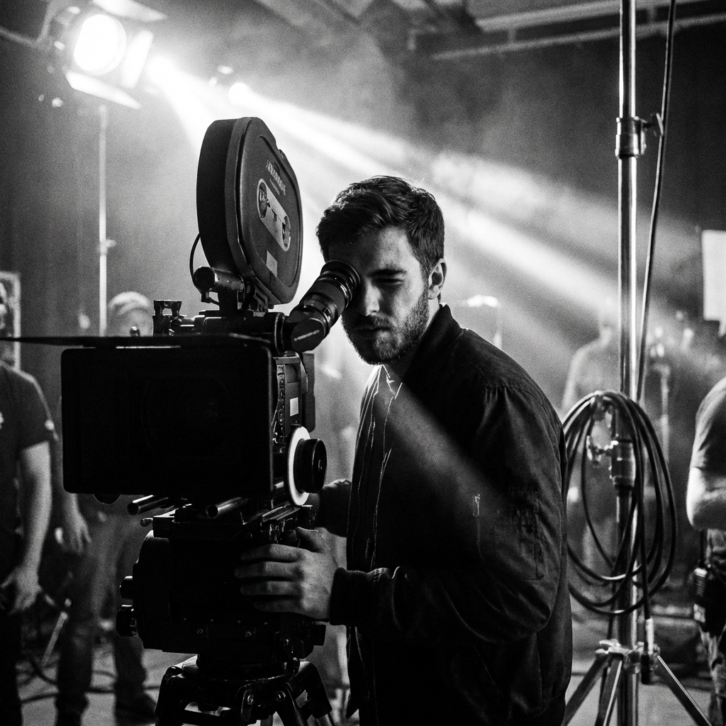 Elias Norden working — portrait